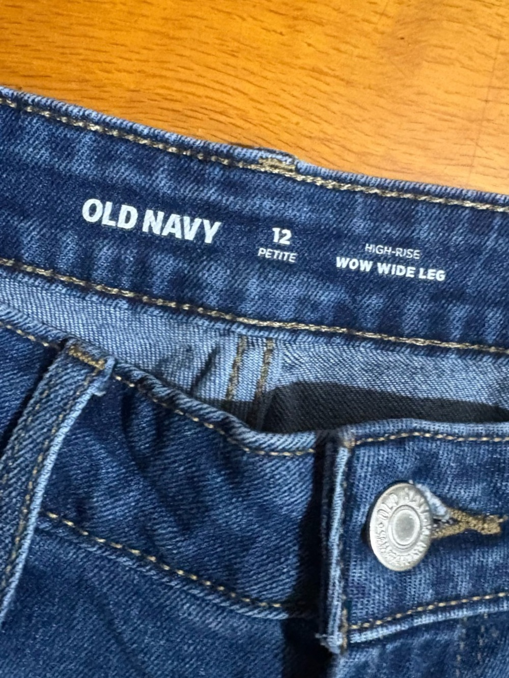 Old Navy High Rise Wow Wide Leg- Petite - Picture 3 of 4
